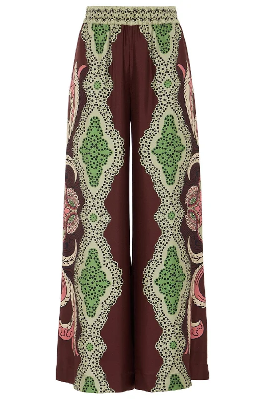 Palazzo Pants - Portal Placée Brown Comfortable Maternity Pants