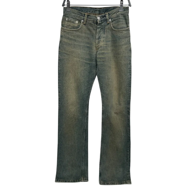 Helmut Lang/Straight Pants/M/Cotton/IDG/Button Fly/1990s denim Cozy Maternity Pants