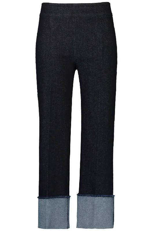 Bonnie Pant - Dark Denim Casual Track Pants