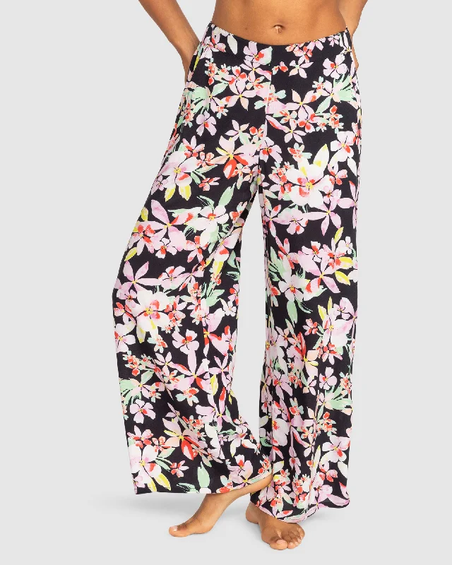 Womens Midnight Avenue Pants Formal Linen Trousers