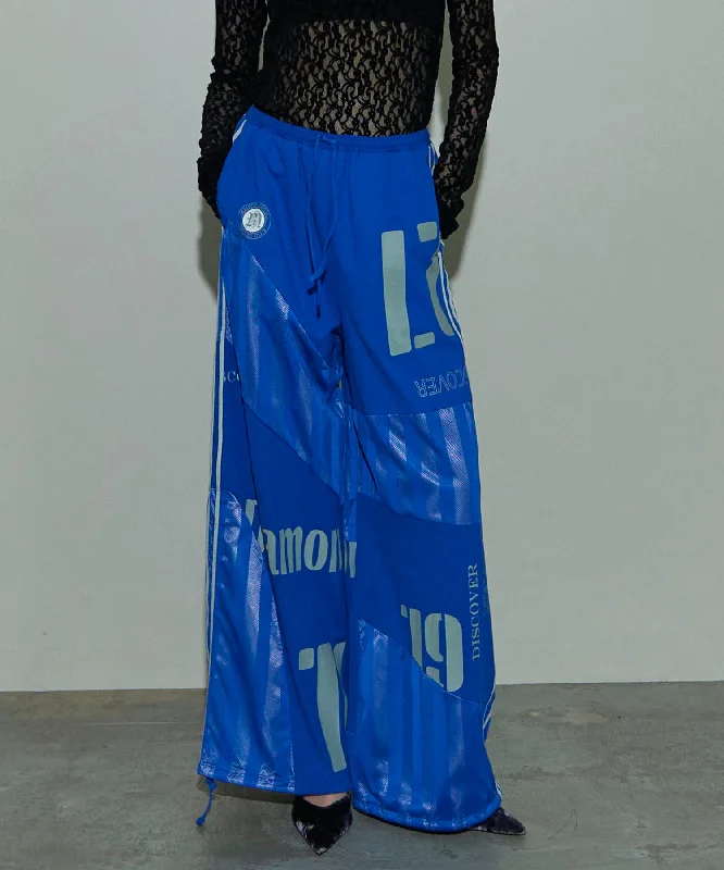 【SALE】Sporty Docking Pants Soft Stretch Pants