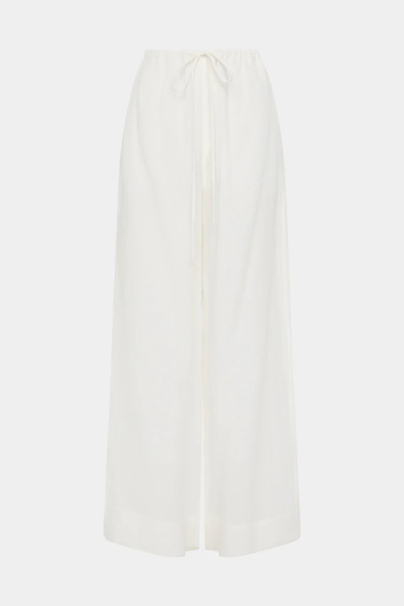 ROSALIA PANT - IVORY Comfortable Fleece Pants