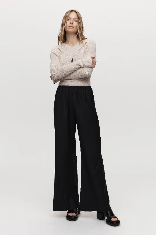 ALICIA PANT - BLACK High-Waist Jeans