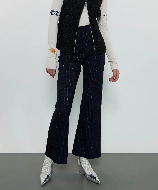 【SALE】Slim Straight Pants Modern Stretch Trousers