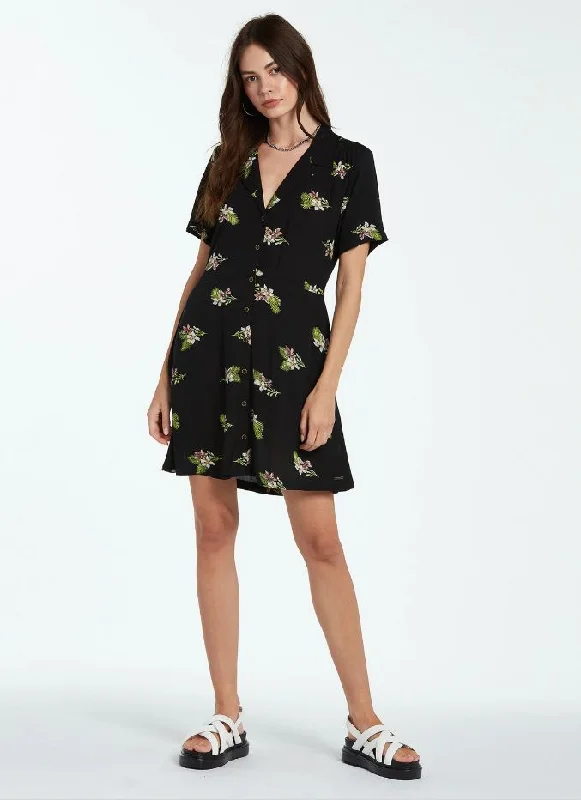 Volcom W Stromy Tropix SS Dress