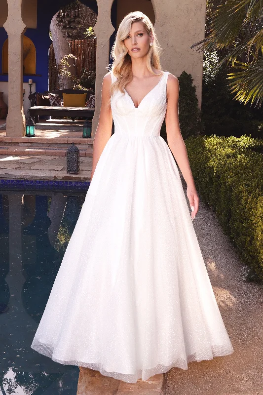 Enchanting Bridal Gown: Cinderella Divine CB077W for a Captivating Silhouette