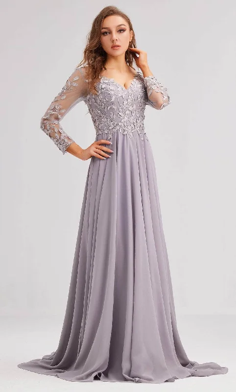 J'Adore Dresses J23037 - Embroidered Gown