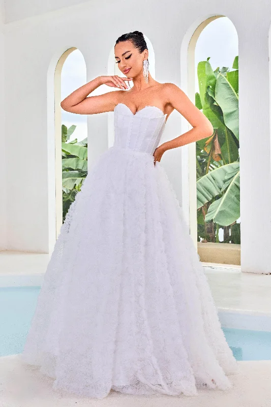 J'Adore Dresses J24045 - Sweetheart Ruffled Evening Gown
