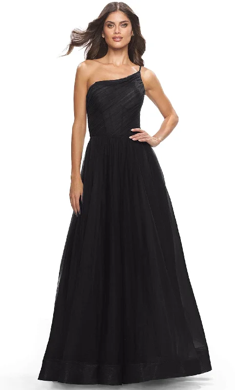 La Femme 31069SC - Ruched A-Line Prom Dress