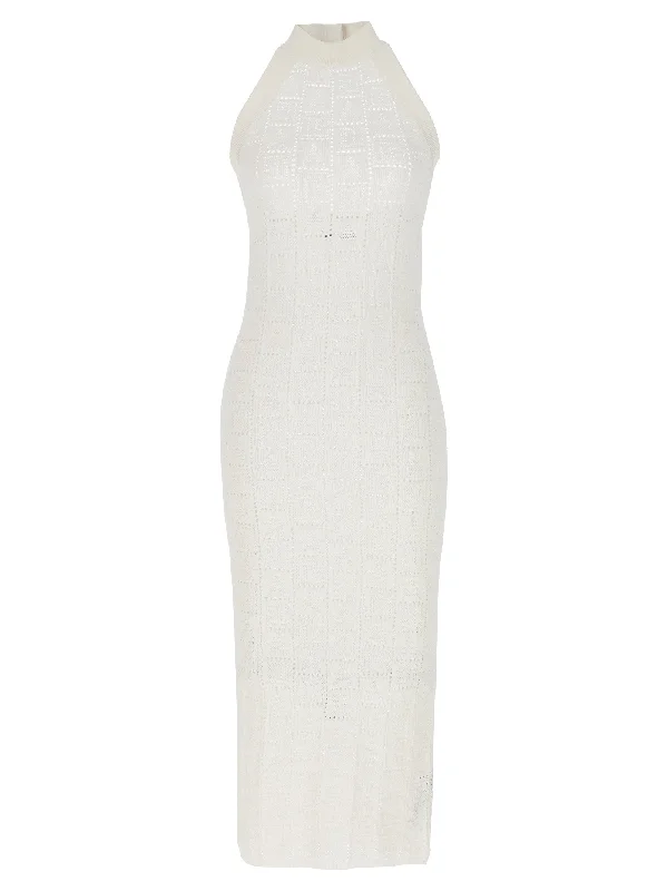 Monogrammed Knit Dress