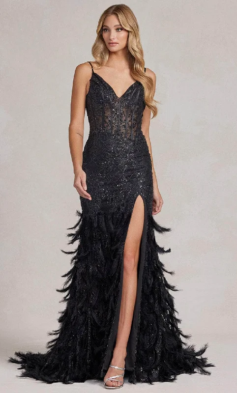 Nox Anabel C1119 - Glittered Mermaid Prom Dress