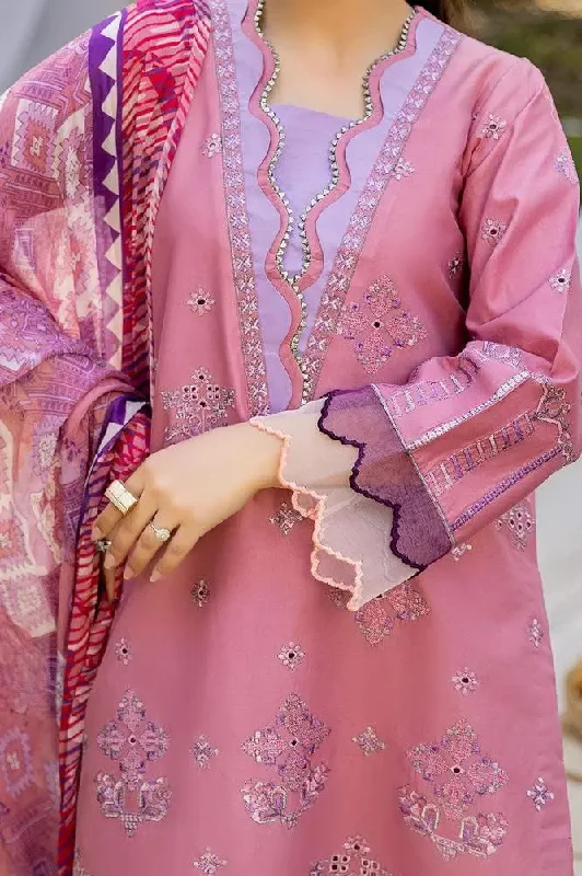 Safwa Spinal 3 Pcs Unstitched Lawn Dress