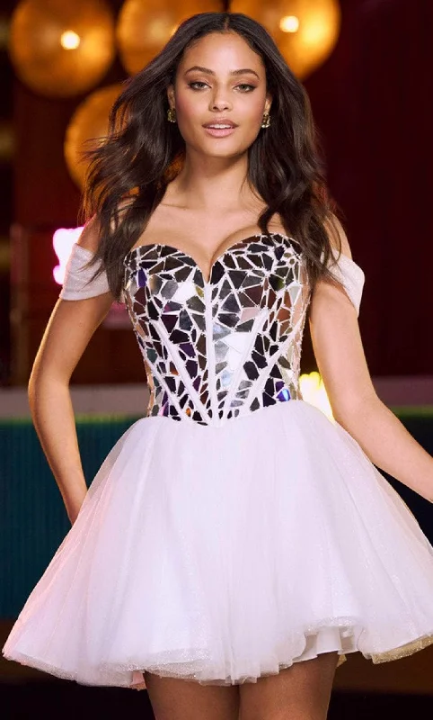 Sherri Hill 55715 - Cut Glass Embellished Cocktail Dress