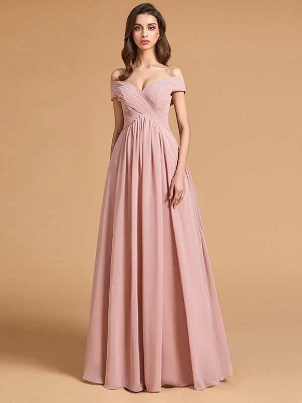 Modern A Line Off The Shoulder Bridesmaid Maxi dresses with Pocket Fashionable Layered Maxi Dress Modern A Line Off The Shoulder Bridesmaid Maxi dresses with Pocket Fashionable Layered Maxi Dress