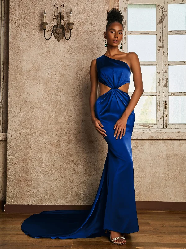 One Shoulder Ruched Waist Cut-Out Maxi Dress Royal Blue Cozy Cold-Shoulder Maxi Dress One Shoulder Ruched Waist Cut-Out Maxi Dress Royal Blue Cozy Cold-Shoulder Maxi Dress