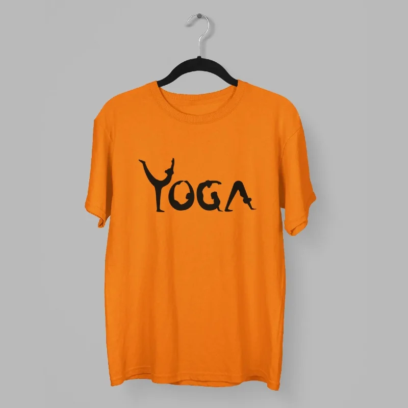 Yoga Round Neck Half Sleeve Classic T-Shirt Fleece Nylon Spandex