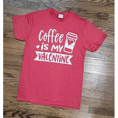Coffee is my valentine t-shirt Welt Pockets Slit Pockets Flap Pockets