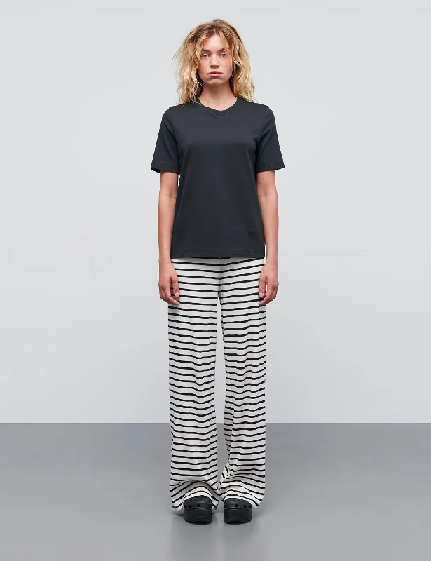 Cotton Jersey Jess Tee FAV, Black Terry Blend Velvet Blend Canvas Blend