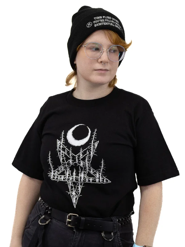 Forest Worship T-Shirt Handmade Hand-knitted Hand-woven