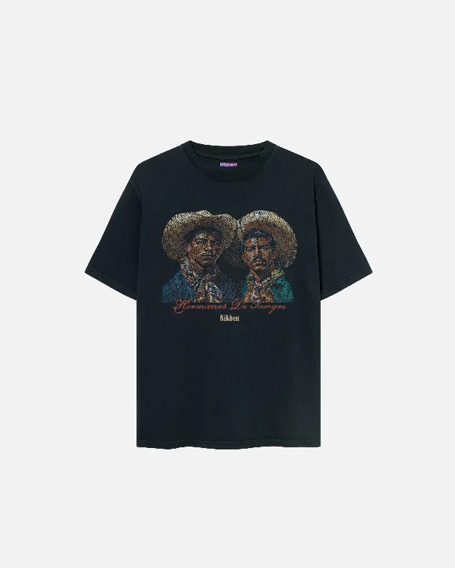 Hermanos tee Zippered Front Buttoned Front Snap Front
