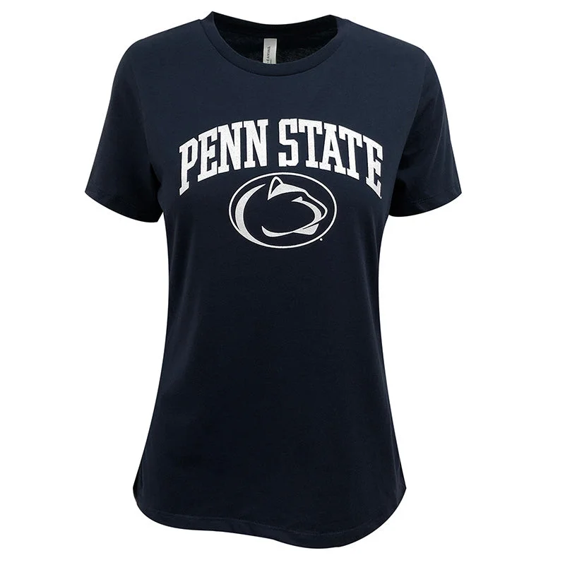 Ladies Bella Penn State over Nittany Lion Short Sleeve T-Shirt Cashmere Blend Cotton Blend Poly Blend Ladies Bella Penn State over Nittany Lion Short Sleeve T-Shirt Cashmere Blend Cotton Blend Poly Blend