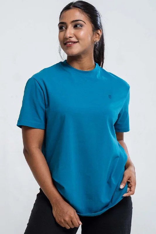 Ladies Plain 8 colors crew neck essential t-shirt Hooded Caped Shawl Collar