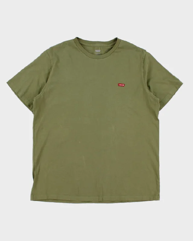 Men's Vintage Levi's T-Shirt - L Cashmere Blend Cotton Blend Poly Blend