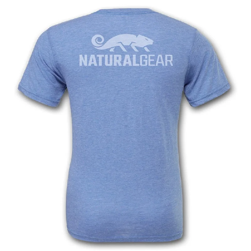 Natural Gear Logo Short Sleeve Tee Cotton Fabric Linen Fabric Terry Fabric