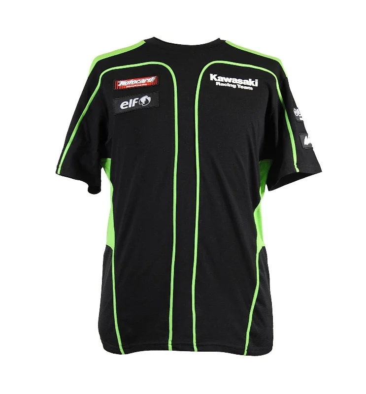 Official Kawasaki Motocard Woman's Team Race T Shirt - 31515 / 31506 Rayon Velvet Corduroy Official Kawasaki Motocard Woman's Team Race T Shirt - 31515 / 31506 Rayon Velvet Corduroy