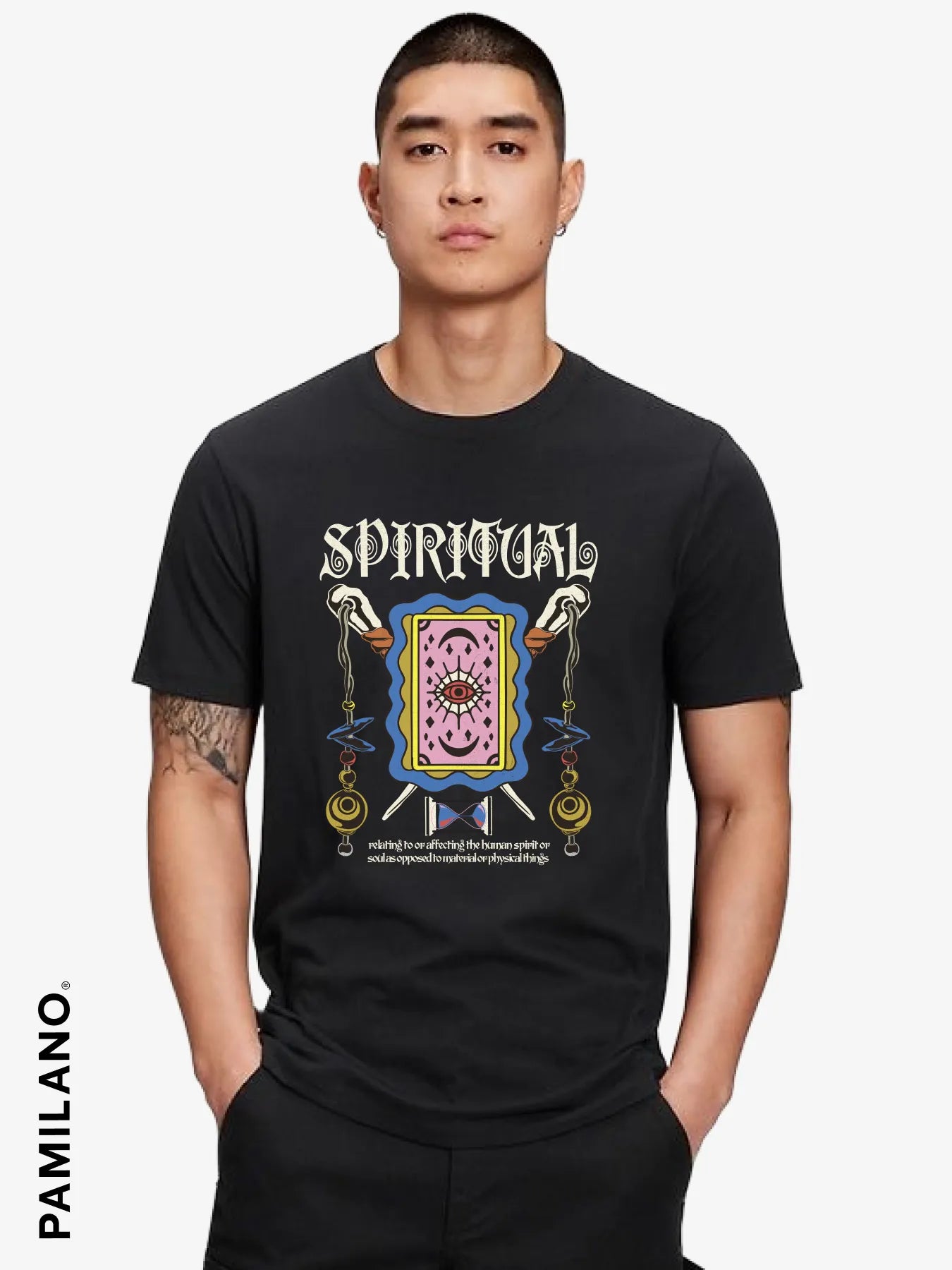 Spiritual - Unisex T-Shirt Striped Floral Plaid