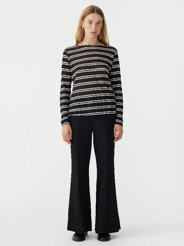 linen sailor long sleeve t.shirt Casual Formal Business