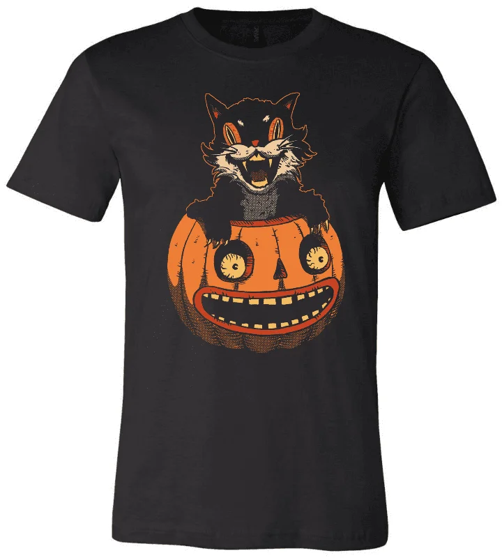 Vamp Kitty Tee Zippered Buttoned Snapped