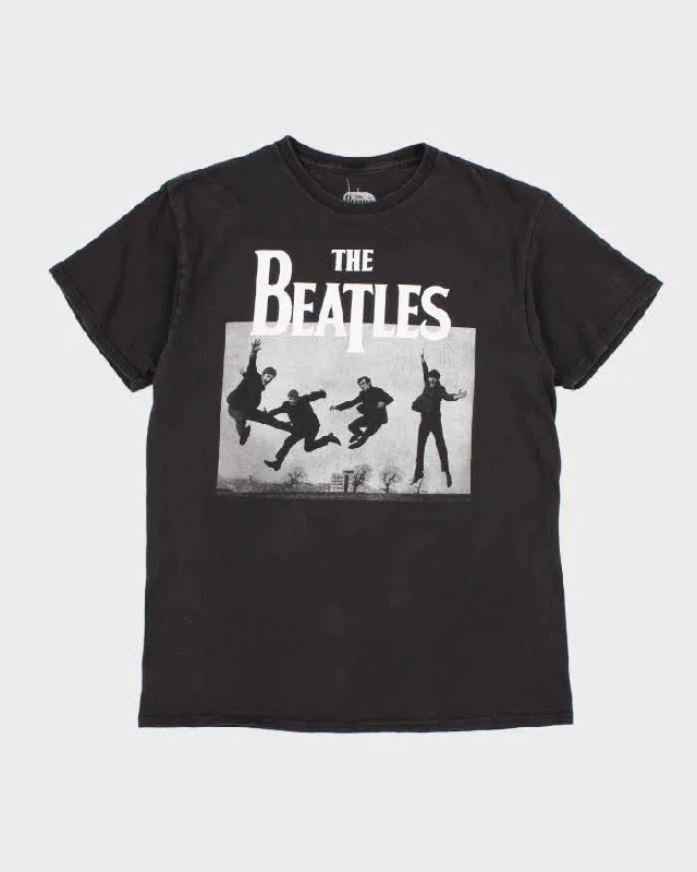 Vintage Men's The Beatles Graphic Print T shirt - M Sequined Glittery Shiny