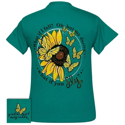 What If You Fly ~ Girlie Girl Tee Spandex Blend Rayon Blend Denim Blend