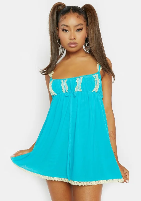Aqua Bet I'm Better Mini Dress Stylish Short Sleeve Mini Dress