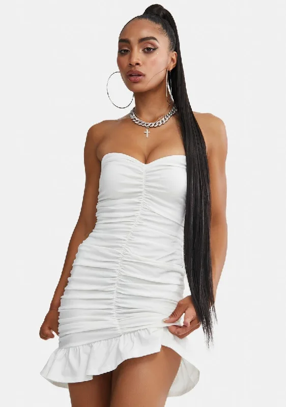 Chill Been On My Mind Mini Dress Trendy Lace Mini Dress