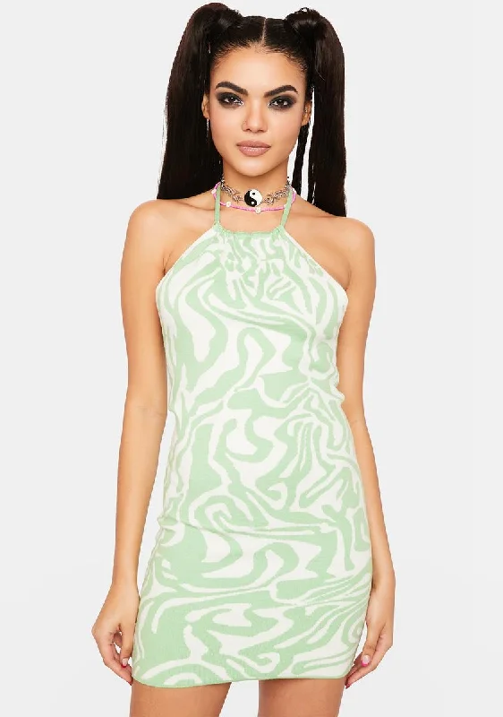 Envy Stare Me Down Mini Dress Stylish Sweetheart Neck Mini Dress