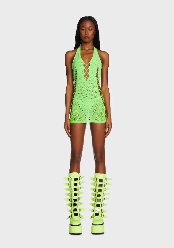 Glowing Glory Mini Dress Trendy Lace Mini Dress