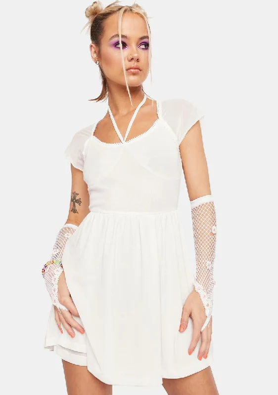 Icy Bad Idea Mini Dress Comfortable Boho Mini Dress