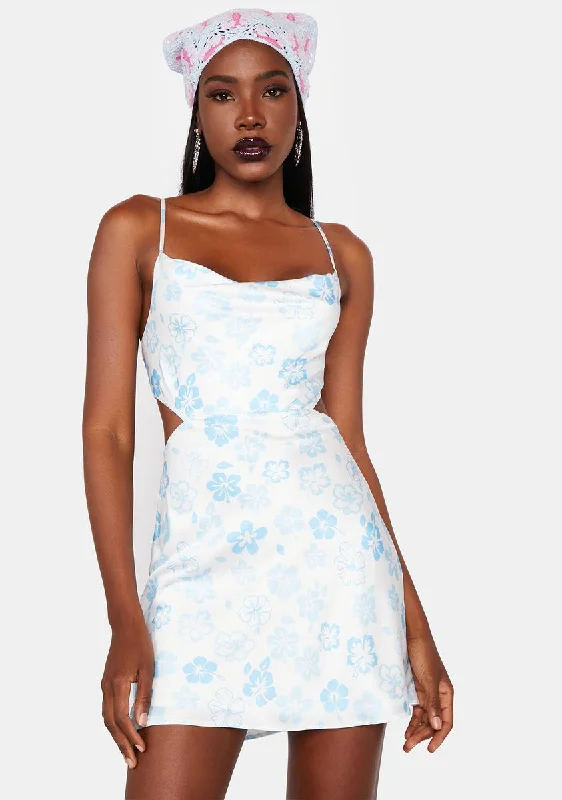 Mental Vacay Mini Dress Cozy Ribbed Mini Dress