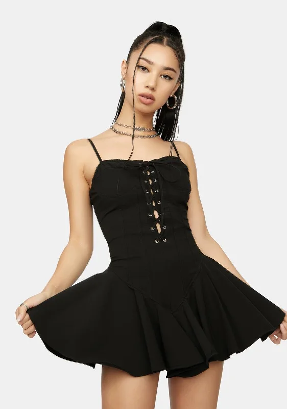 Night Maximized Pleasure Mini Dress Comfortable One-Shoulder Mini Dress
