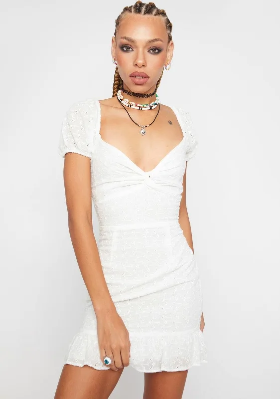 Pure Bb Need A GF Now Ruffle Mini Dress Elegant Sequin Mini Dress