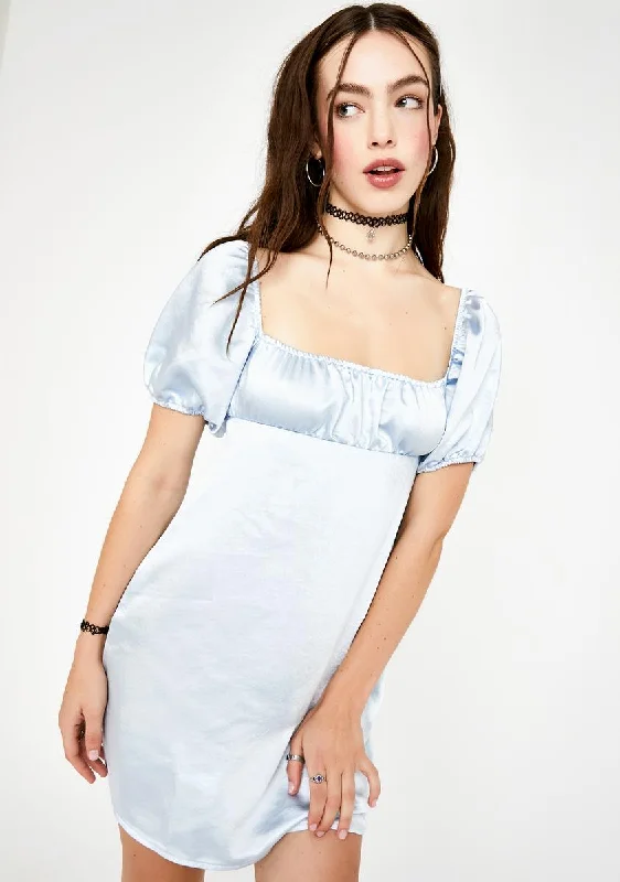 Purla Mini Dress Stylish Short-Sleeve Mini Dress