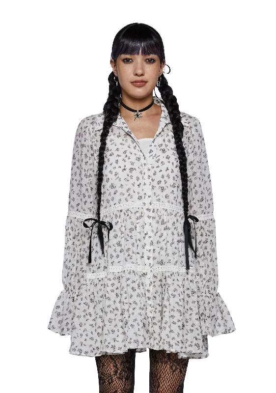 Rebel Heartache Mini Dress Elegant Vintage Mini Dress