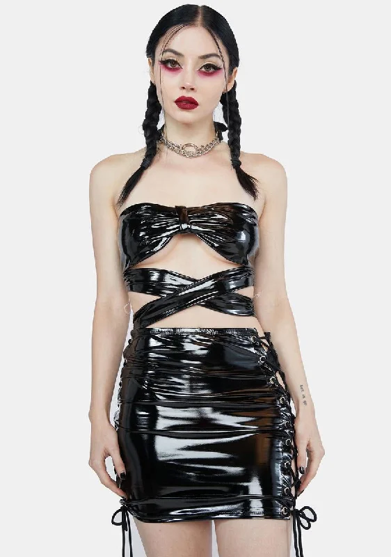 Sell Your Love Mini Dress Trendy Crossover Mini Dress