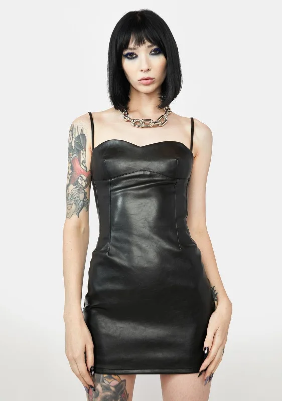 Tastes Like Rich Mini Dress Stylish Sweetheart Neck Mini Dress