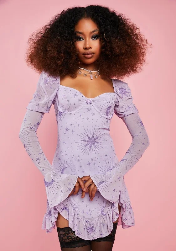 What A Charmer Mini Dress Chic Puff Sleeve Mini Dress