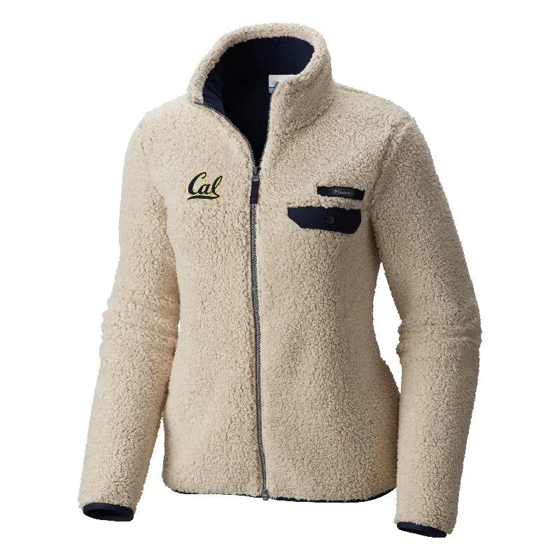 UC Berkeley Cal Embroidered Columbia Sherpa Mountainside Women's Jacket Fleece Jacket Down Jacket Feather Jacket UC Berkeley Cal Embroidered Columbia Sherpa Mountainside Women's Jacket Fleece Jacket Down Jacket Feather Jacket