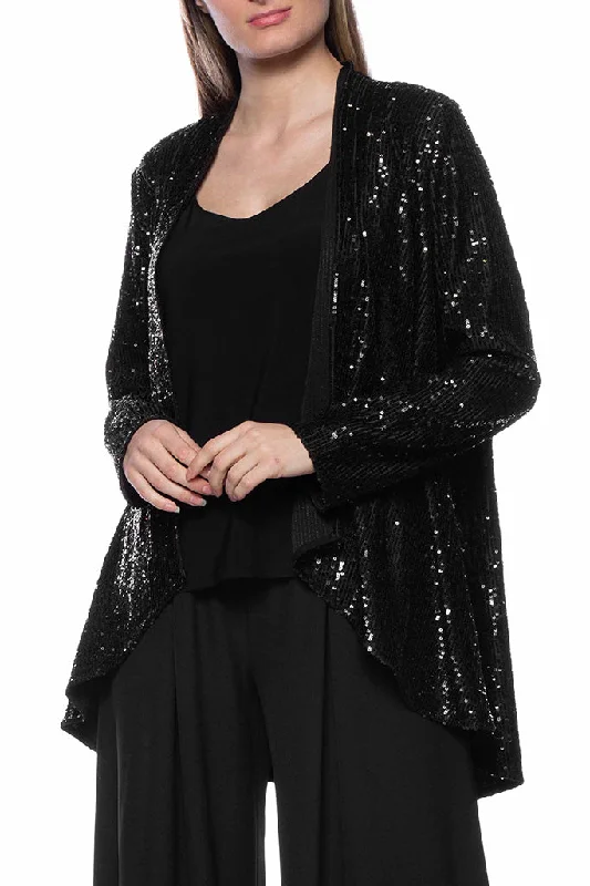 Marina sequin tank & jacket Fleece Jacket Down Jacket Parka