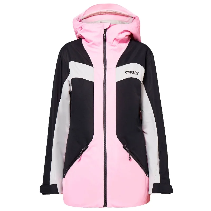Oakley Womens TNP TBT RC Insulated Jacket 2023 Notch Collar Peter Pan Collar Cowl Neck
